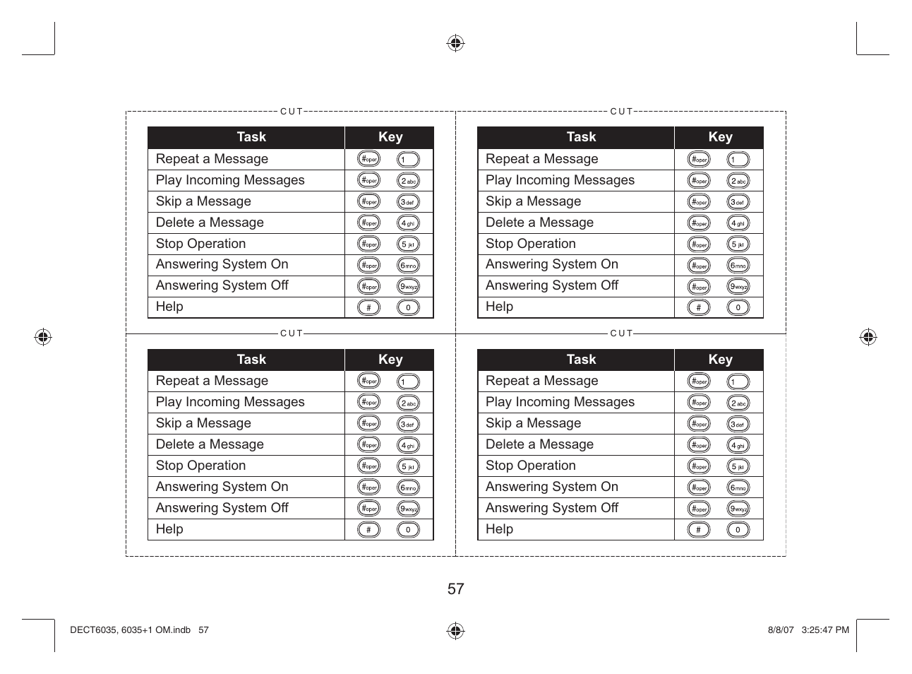 Uniden 6035 + 1 User Manual | Page 58 / 60