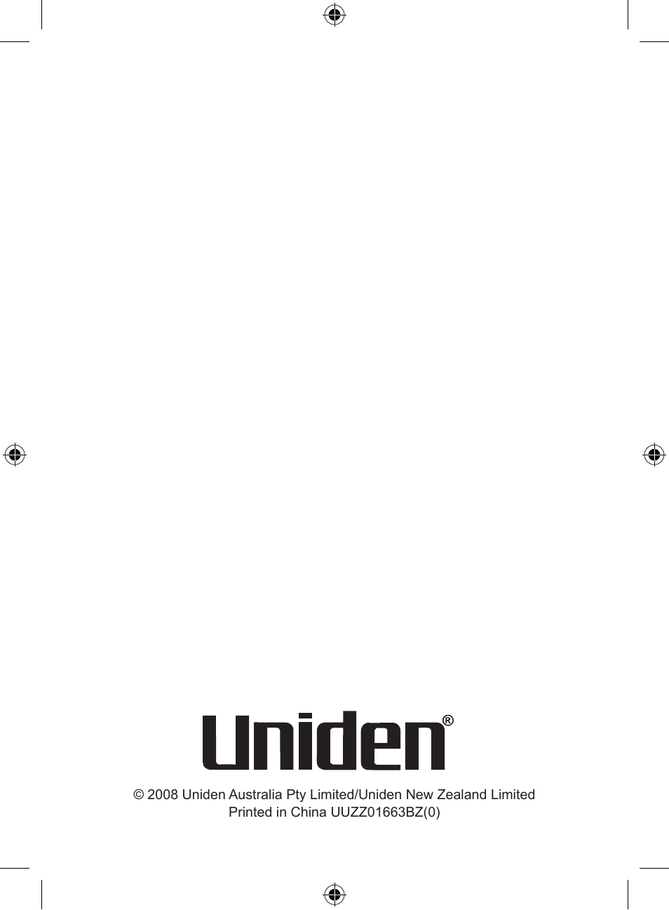 Uniden DECT 2035 Series User Manual | Page 24 / 24