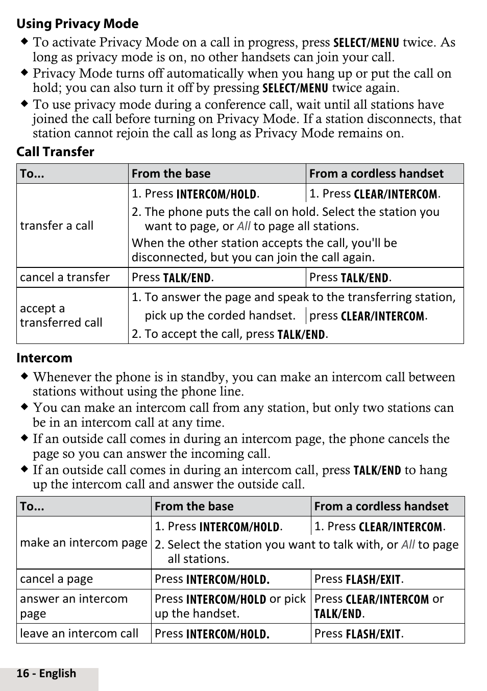 Uniden D2998-6 User Manual | Page 16 / 28