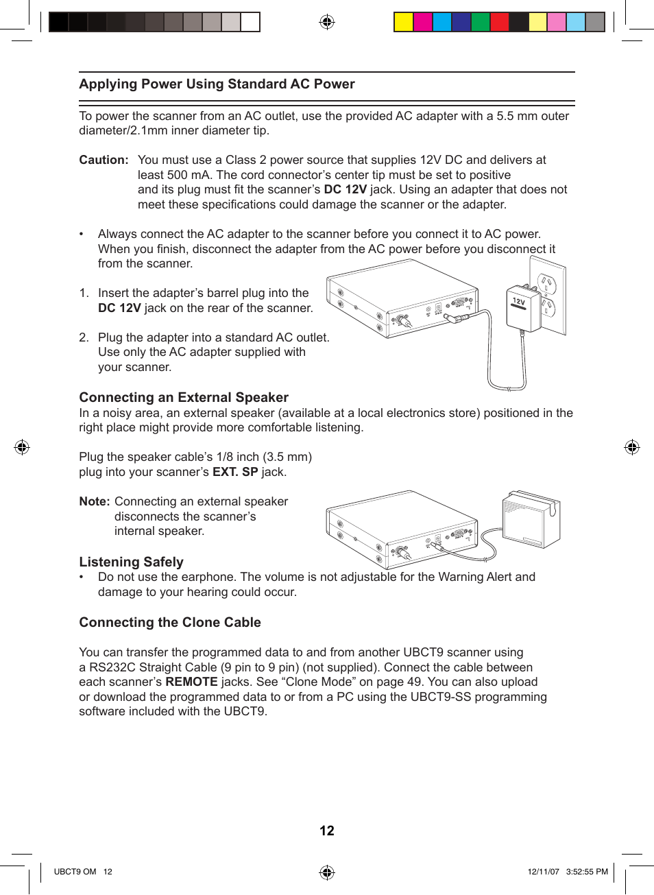 Uniden UBCT9 User Manual | Page 16 / 68