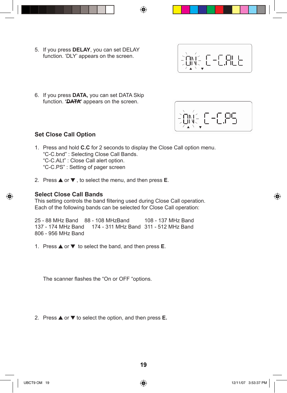 Uniden UBCT9 User Manual | Page 23 / 68