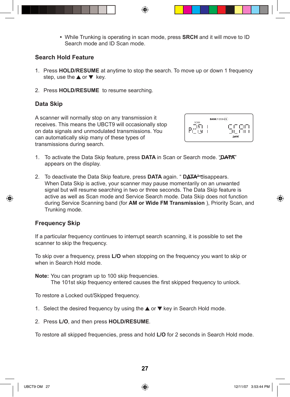 Uniden UBCT9 User Manual | Page 31 / 68
