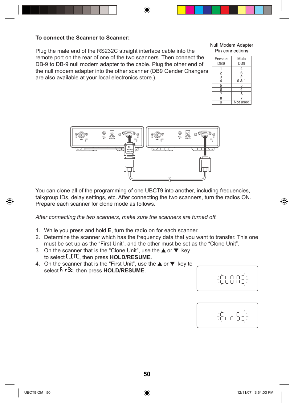 Uniden UBCT9 User Manual | Page 54 / 68