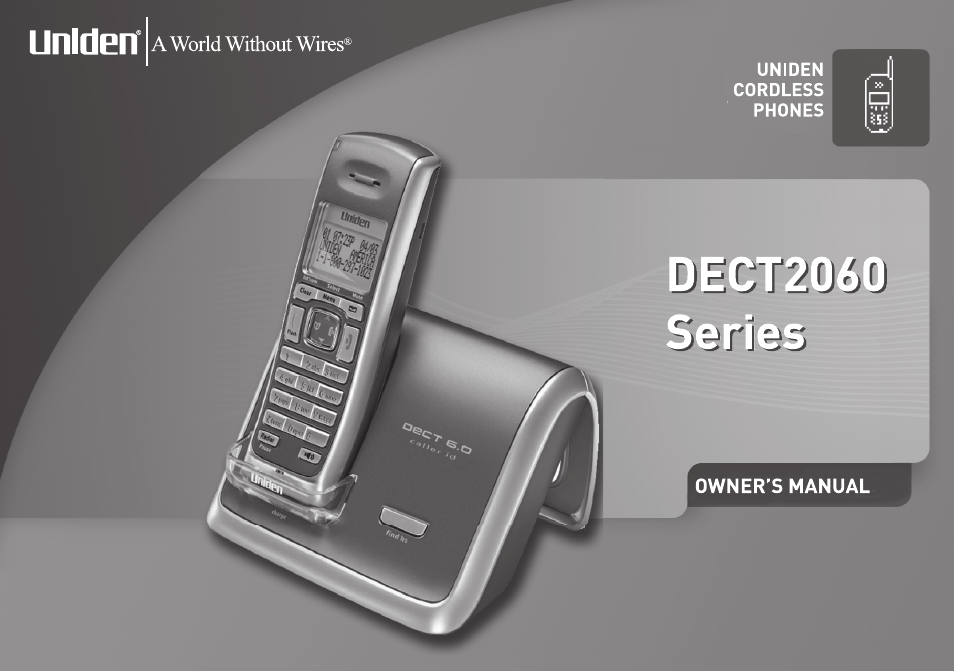 Uniden DECT2060 User Manual | 56 pages