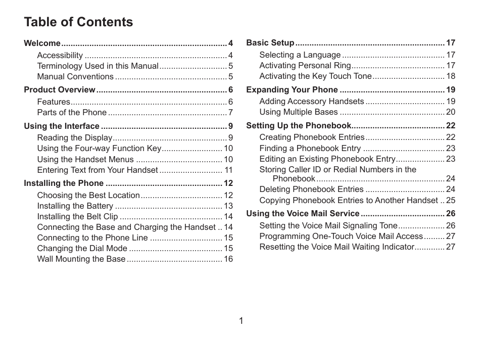 Uniden DECT2060 User Manual | Page 2 / 56