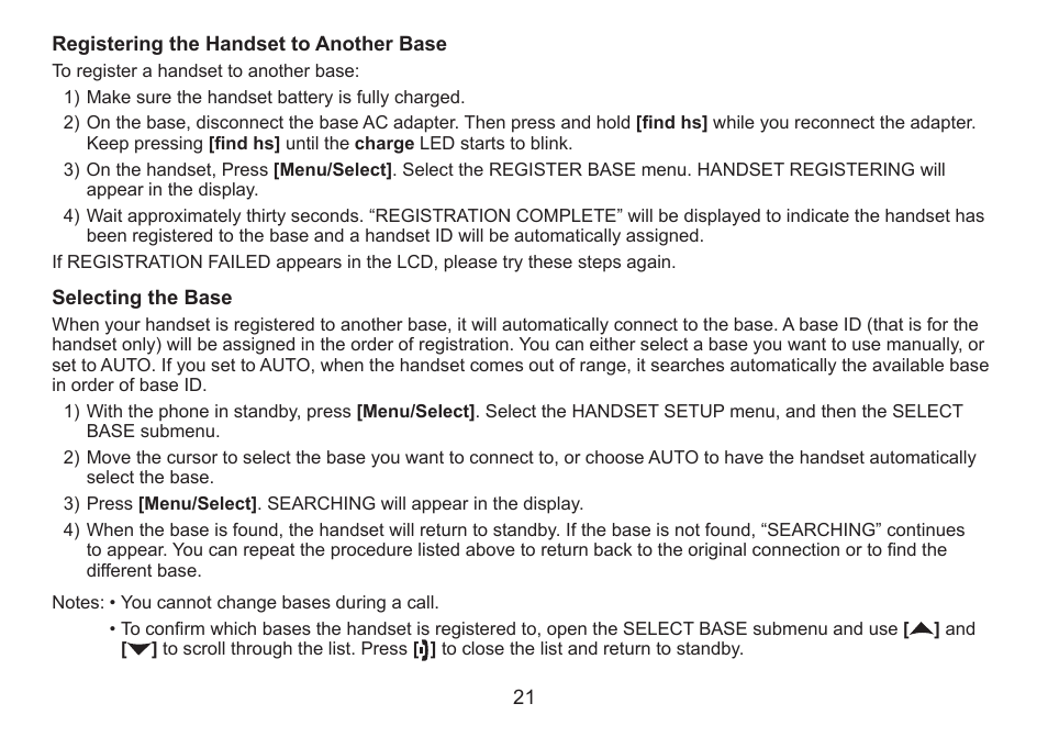 Uniden DECT2060 User Manual | Page 22 / 56