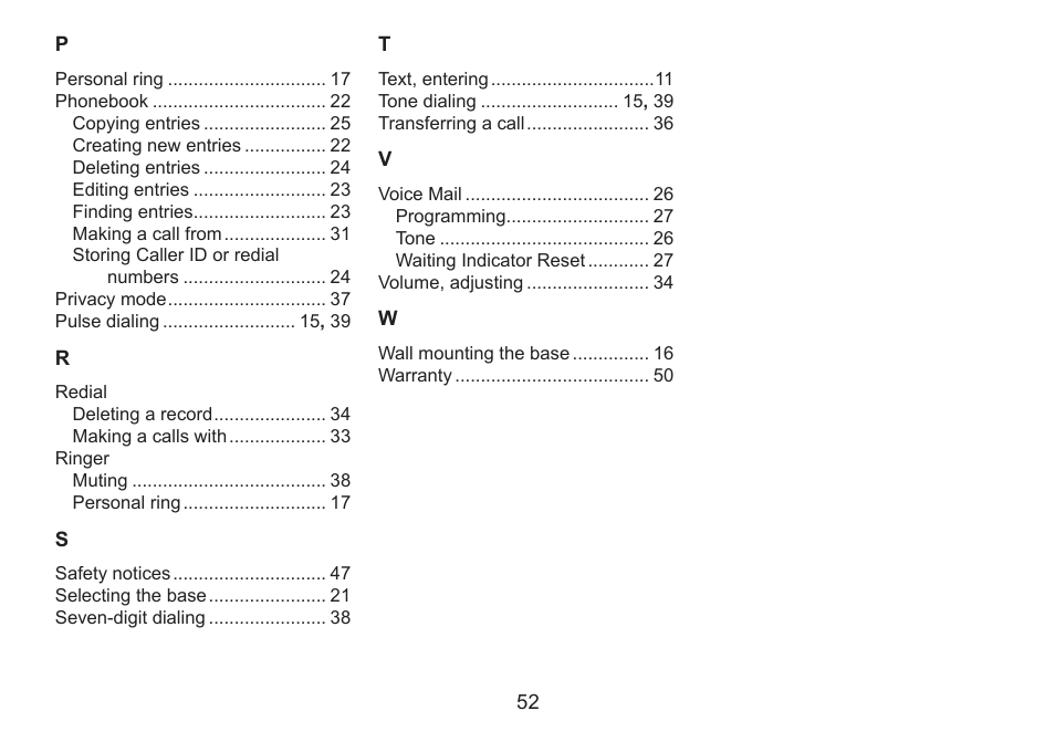 Uniden DECT2060 User Manual | Page 53 / 56