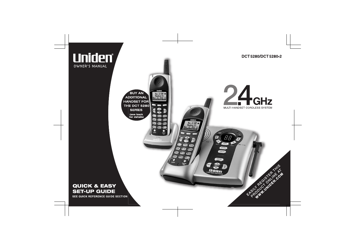 Uniden DCT5280 User Manual | 84 pages