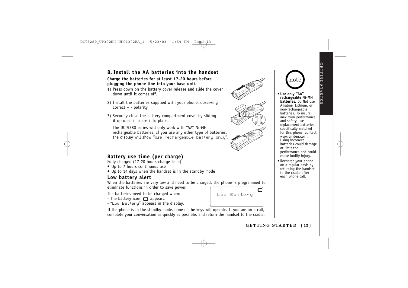 Uniden DCT5280 User Manual | Page 15 / 84