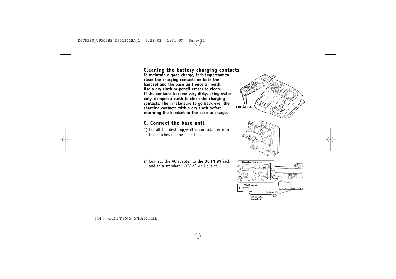 Uniden DCT5280 User Manual | Page 16 / 84