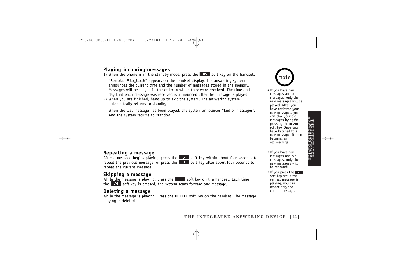 Uniden DCT5280 User Manual | Page 65 / 84