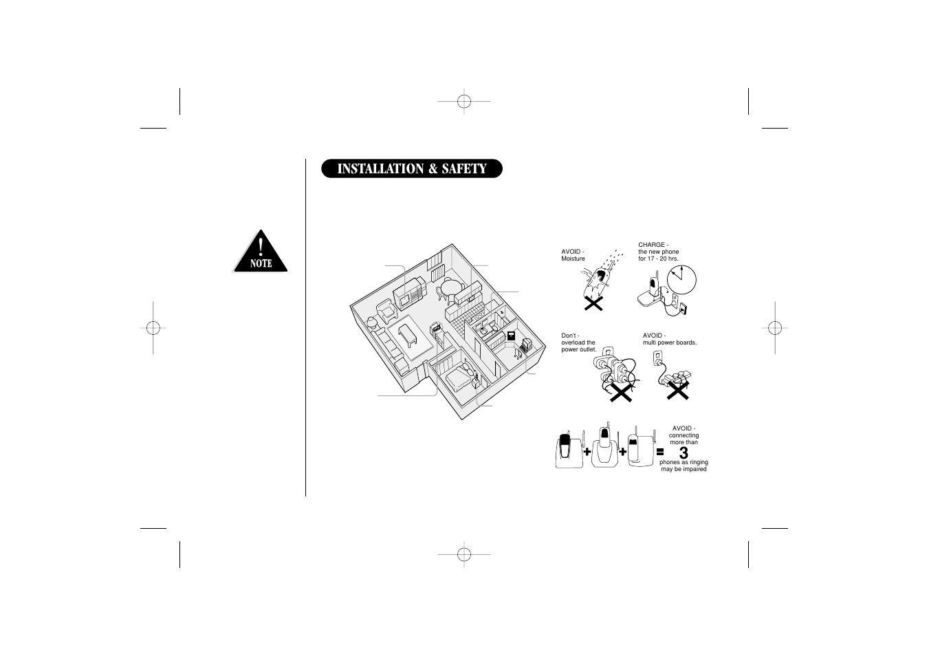 Installation & safety | Uniden 2465 User Manual | Page 2 / 76