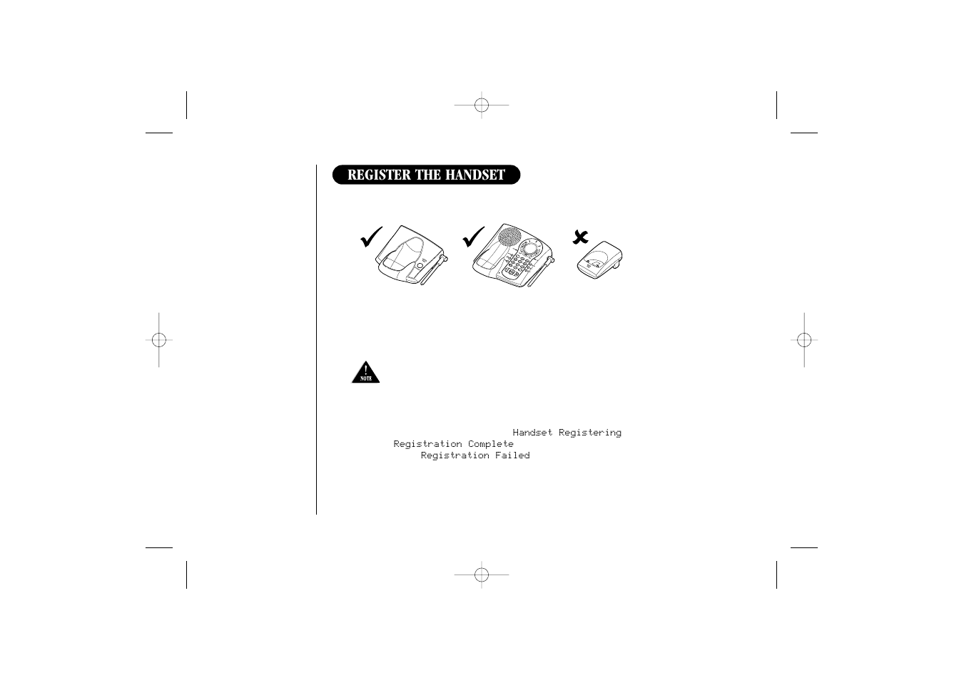 Register the handset | Uniden 2465 User Manual | Page 62 / 76