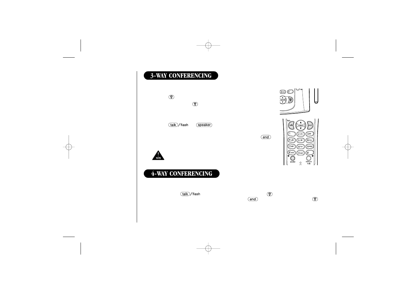 Way conferencing | Uniden 2465 User Manual | Page 64 / 76