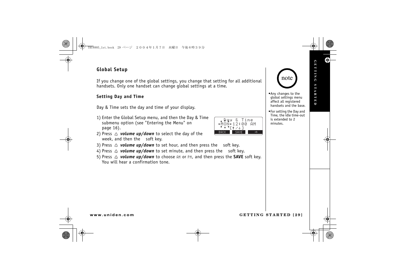 Uniden TRU 8885 SERIES User Manual | Page 30 / 92