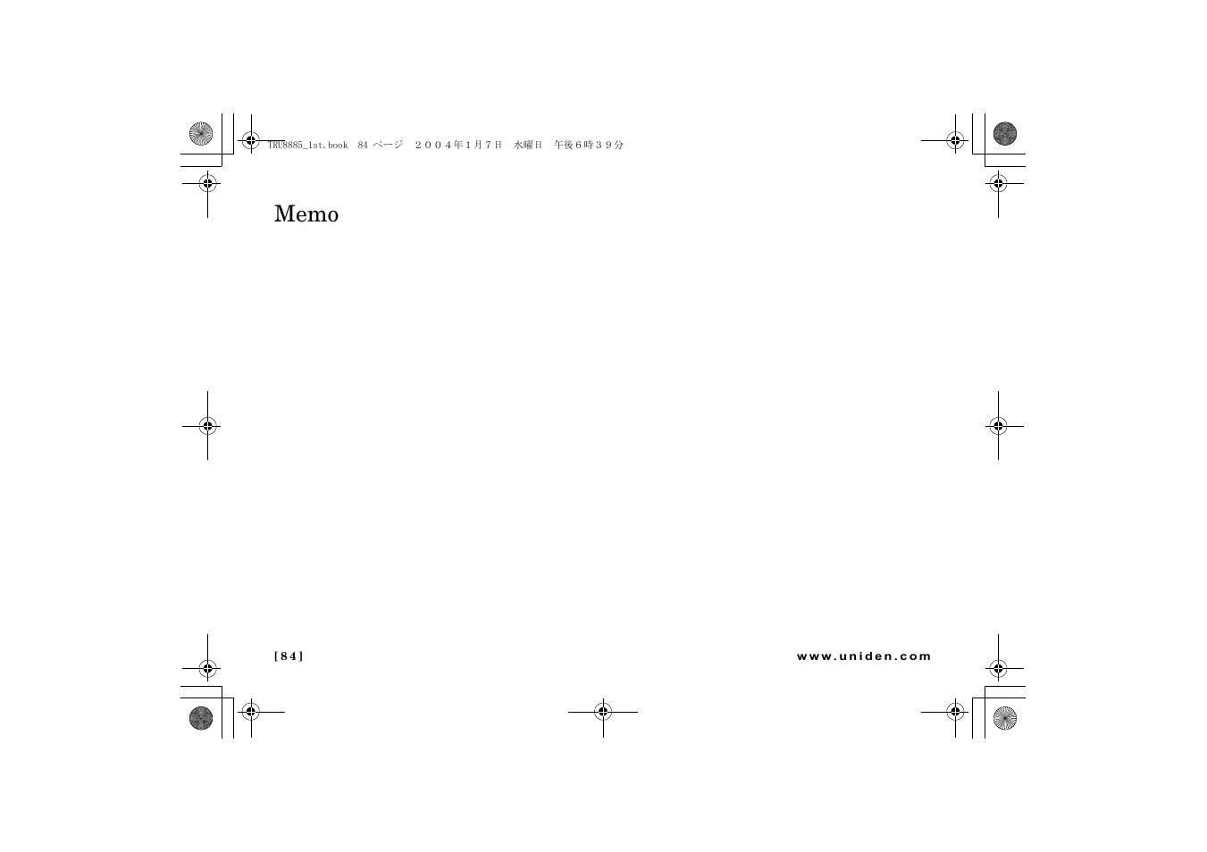 Uniden TRU 8885 SERIES User Manual | Page 85 / 92