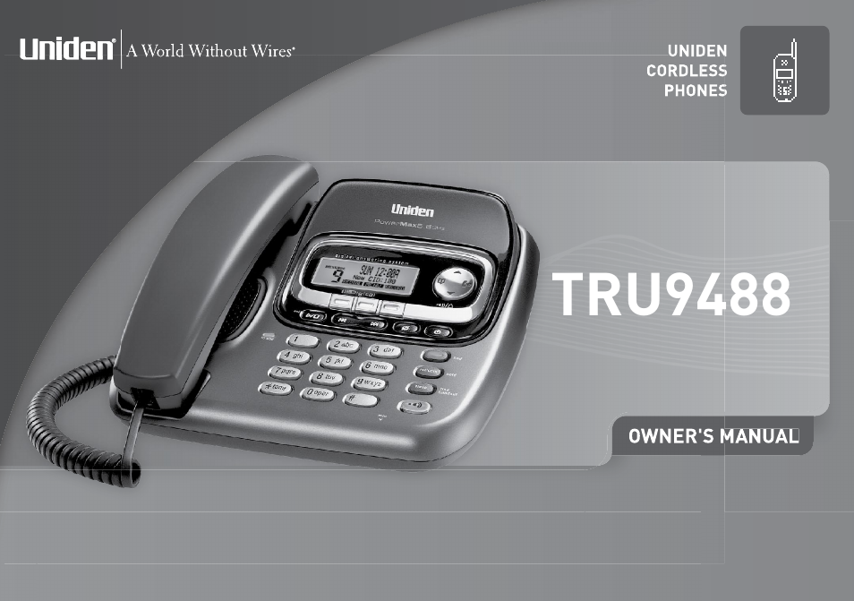 Uniden TRU9488 User Manual | 84 pages