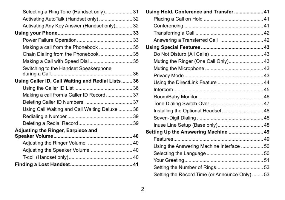 Uniden TRU9488 User Manual | Page 3 / 84