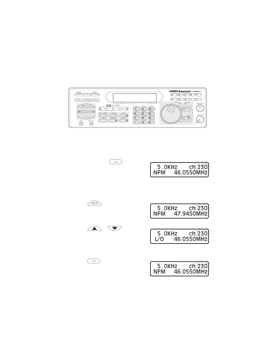 Locking out frequencies 32, Unlocking a frequency 32, Locking out frequencies unlocking a frequency | Locking out frequencies, Unlocking a frequency | Uniden BC9000XLT User Manual | Page 32 / 57