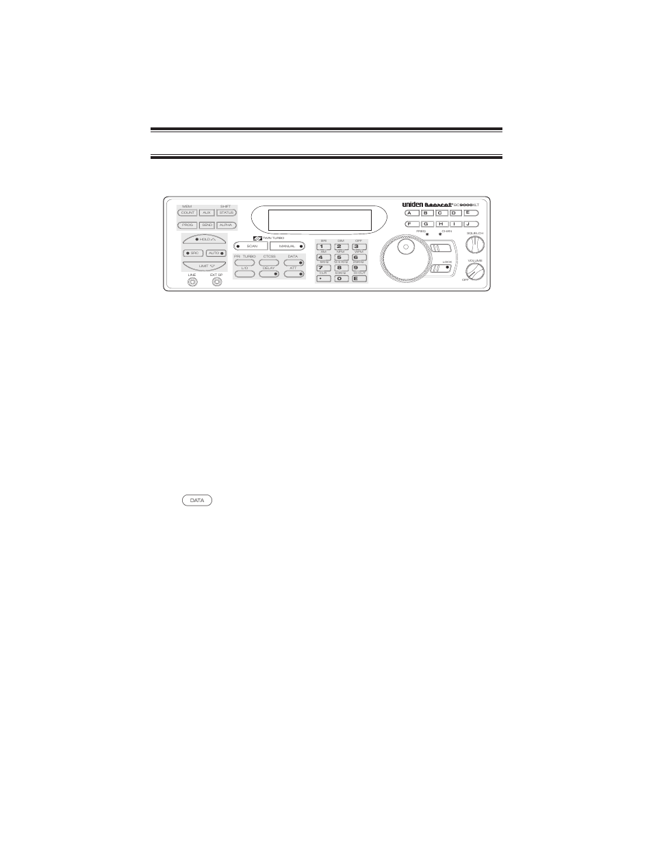 Additional scanner features 34, Scanning weather channels 34, Using data skip 34 | Additional scanner features, Scanning weather channels, Using data skip, Use these keys | Uniden BC9000XLT User Manual | Page 34 / 57