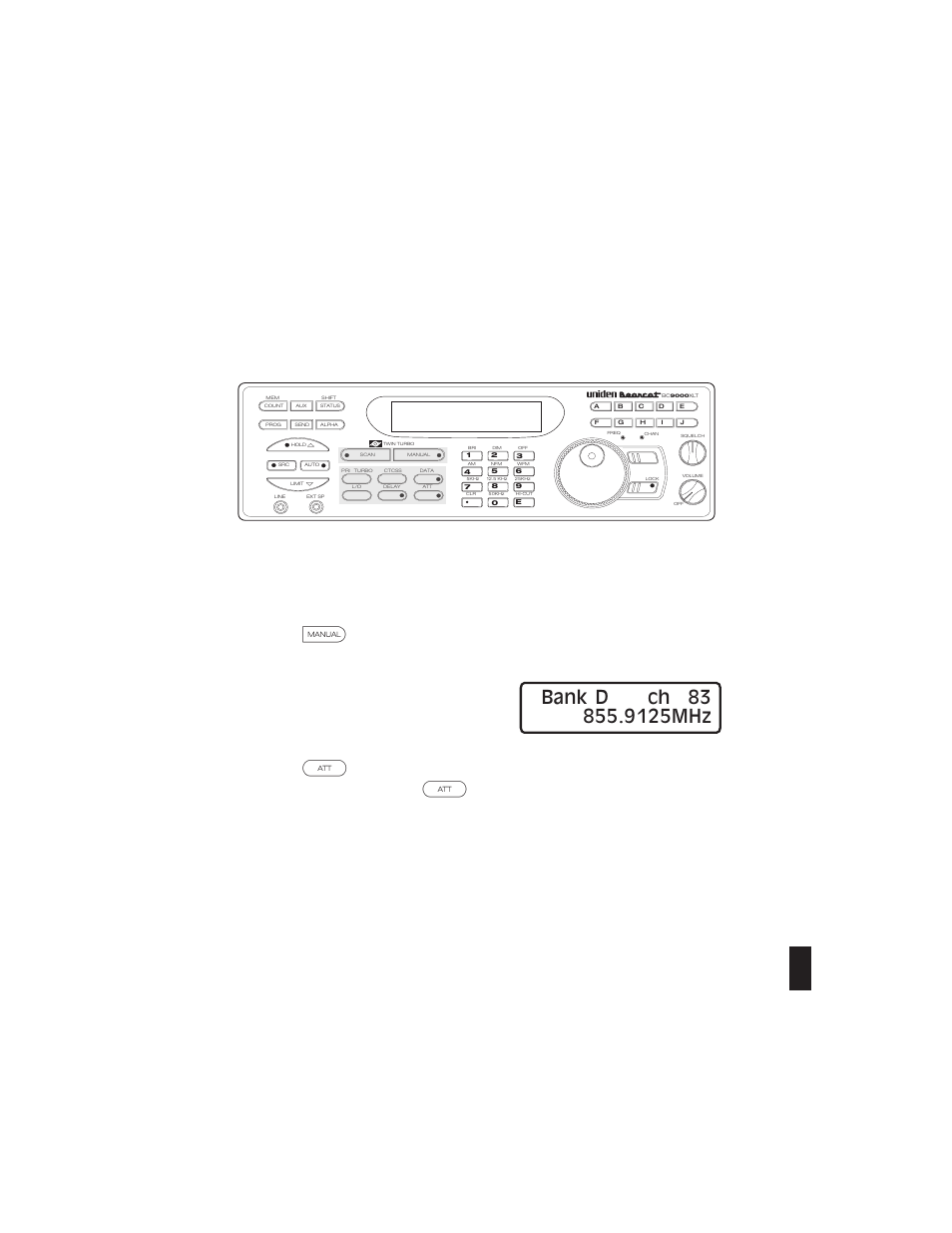 Using signal attenuation 37, Using signal attenuation | Uniden BC9000XLT User Manual | Page 37 / 57