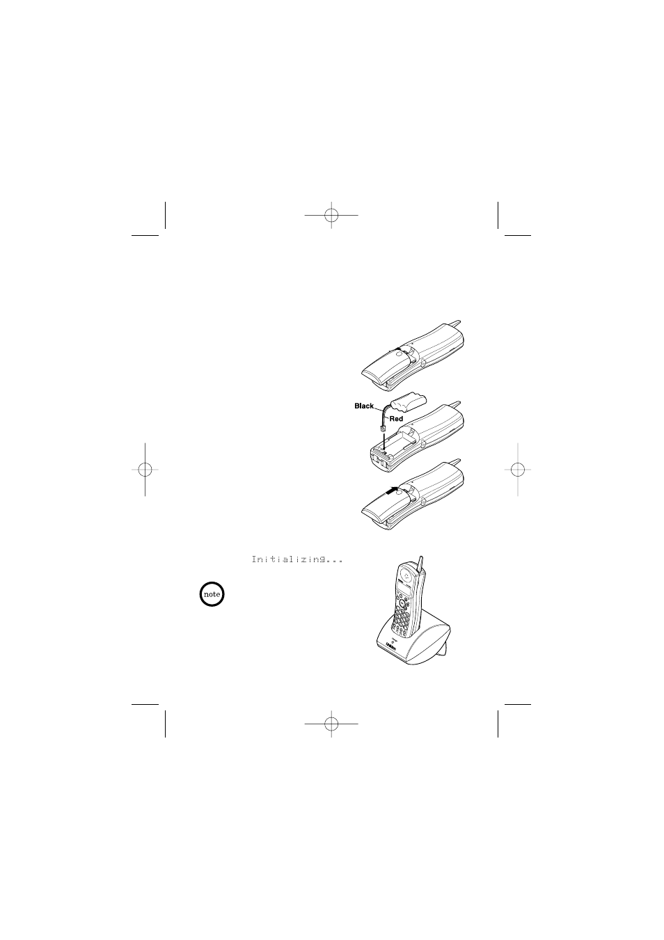 Install the battery pack | Uniden DCX 490 User Manual | Page 3 / 8