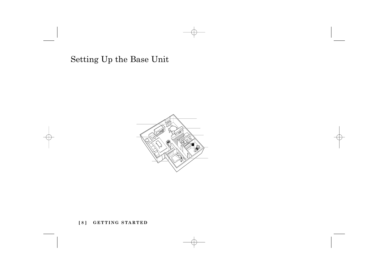 Setting up the base unit | Uniden TRU 3485 User Manual | Page 10 / 60