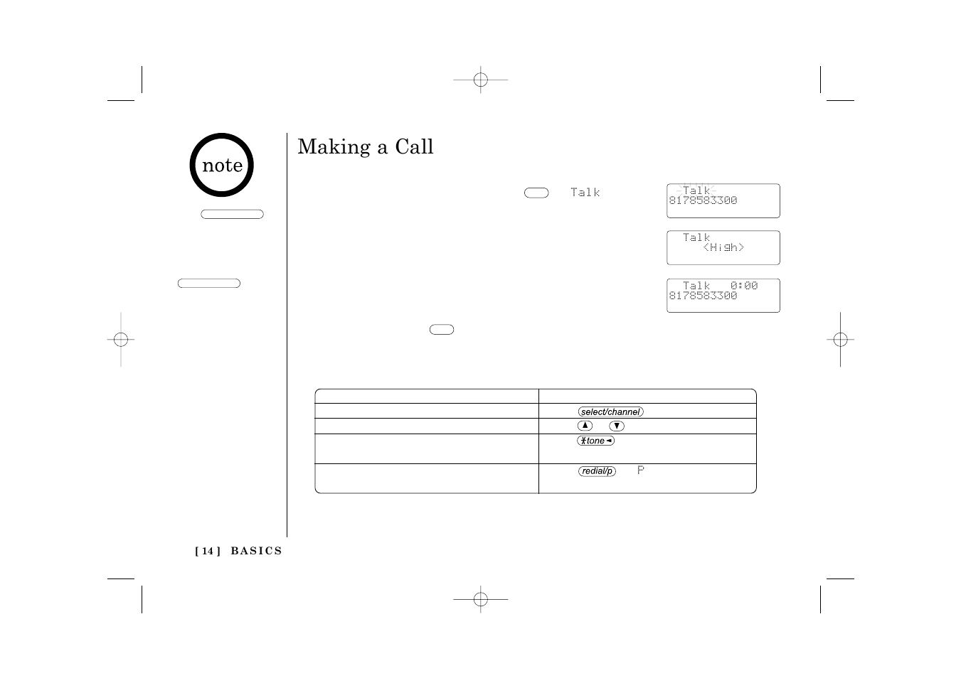 Making a call | Uniden TRU 3485 User Manual | Page 16 / 60
