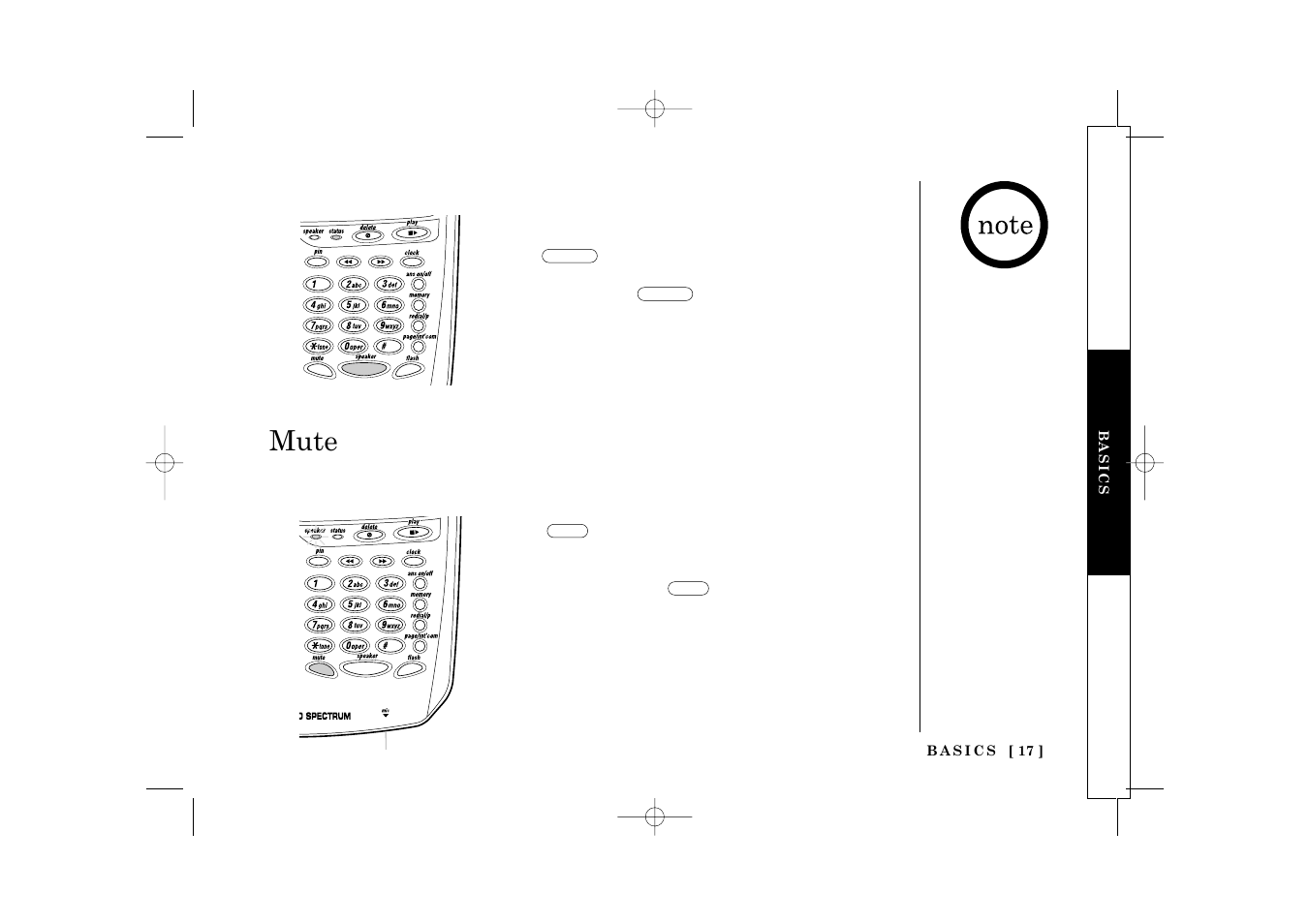 Mute | Uniden TRU 3485 User Manual | Page 19 / 60