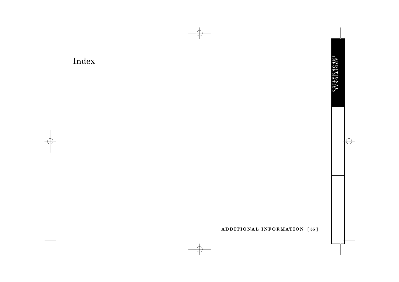 Index | Uniden TRU 3485 User Manual | Page 57 / 60