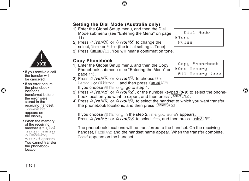 Uniden WDECT 3315 User Manual | Page 20 / 56