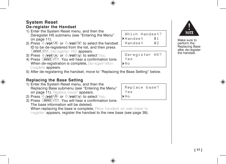 Uniden WDECT 3315 User Manual | Page 21 / 56