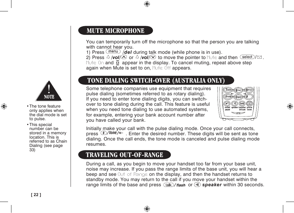 Uniden WDECT 3315 User Manual | Page 26 / 56