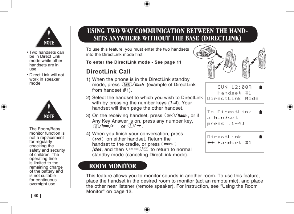 Uniden WDECT 3315 User Manual | Page 44 / 56
