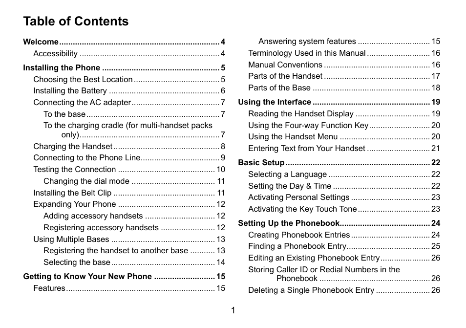 Uniden DECT3080 User Manual | Page 2 / 68