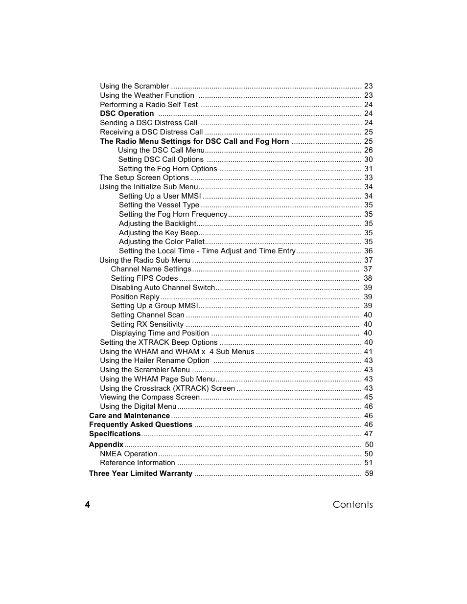 Uniden UM-525 User Manual | Page 4 / 60