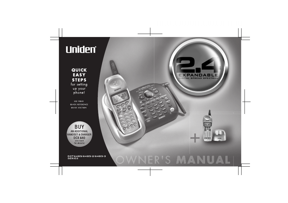 Uniden DCX 640 User Manual | 88 pages