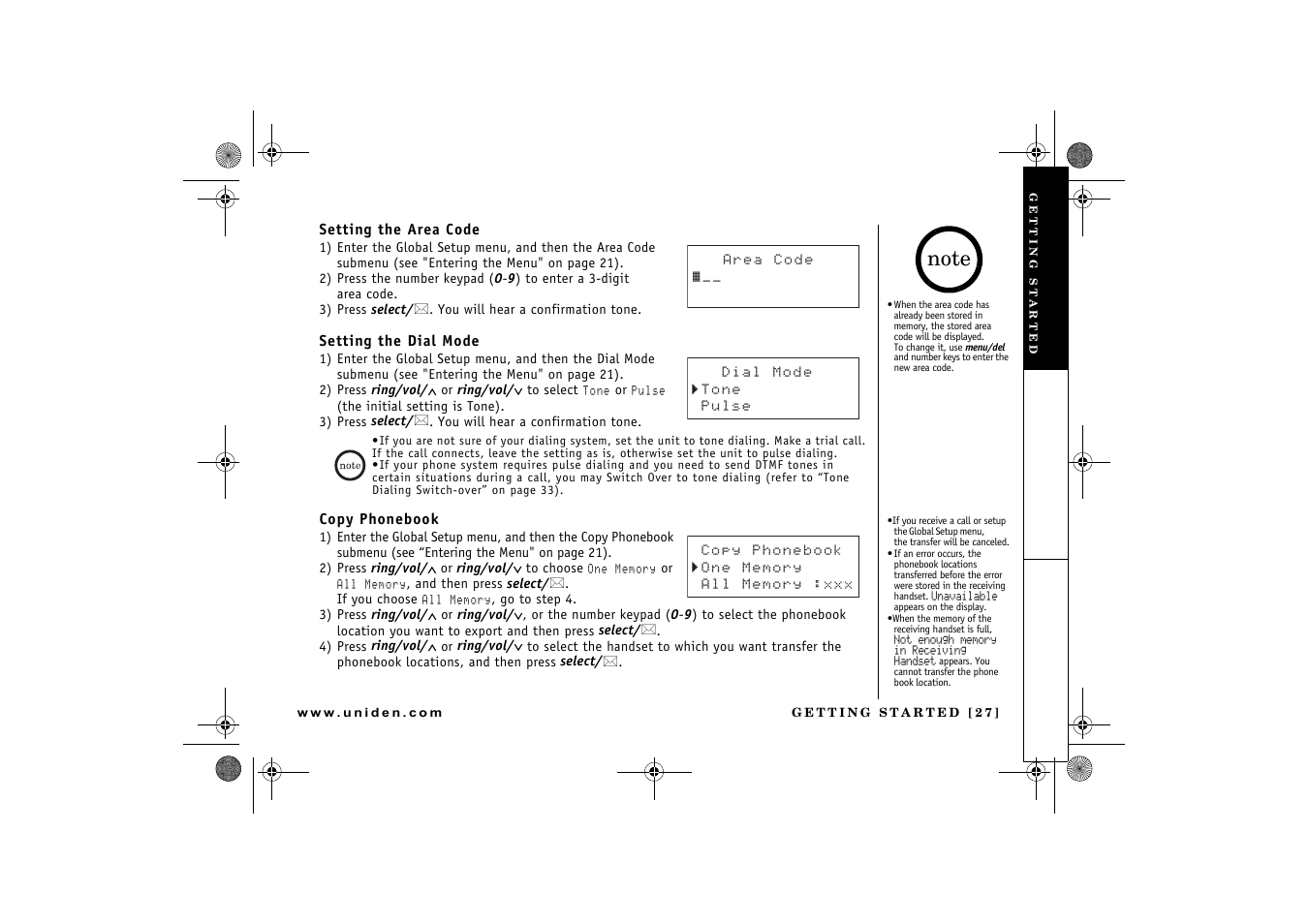 Uniden DCX 640 User Manual | Page 29 / 88