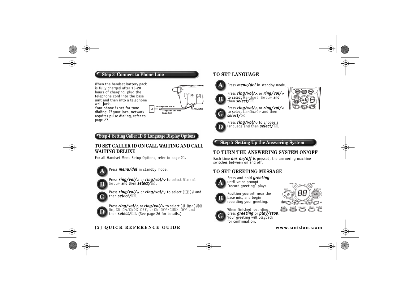 Uniden DCX 640 User Manual | Page 4 / 88