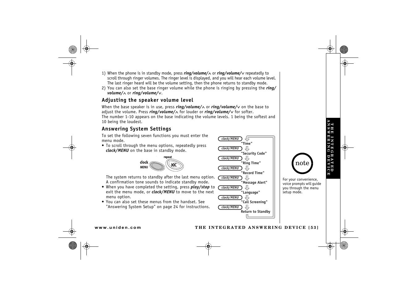 Uniden DCX 640 User Manual | Page 55 / 88