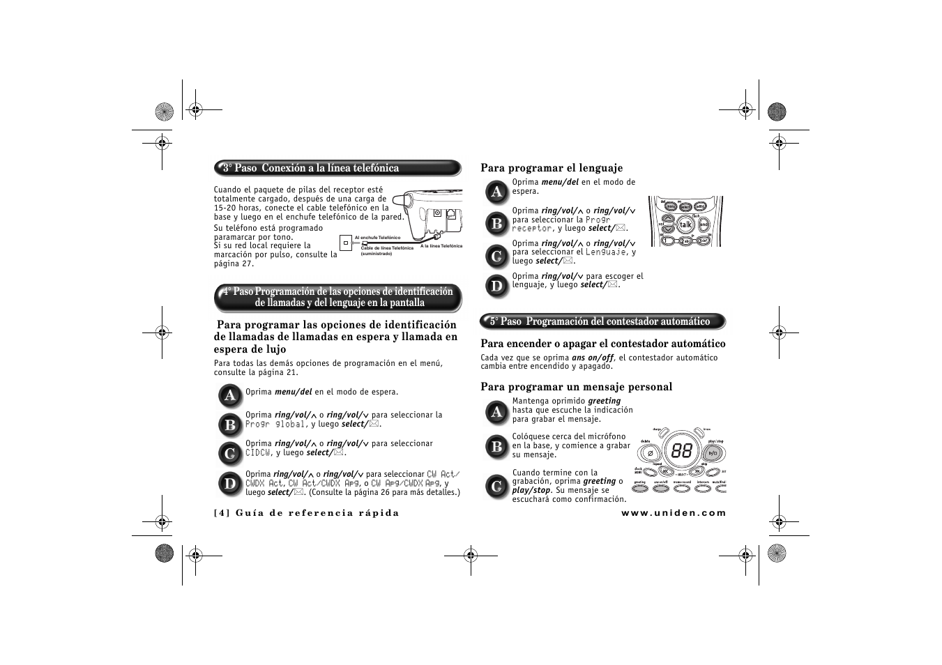 Uniden DCX 640 User Manual | Page 6 / 88