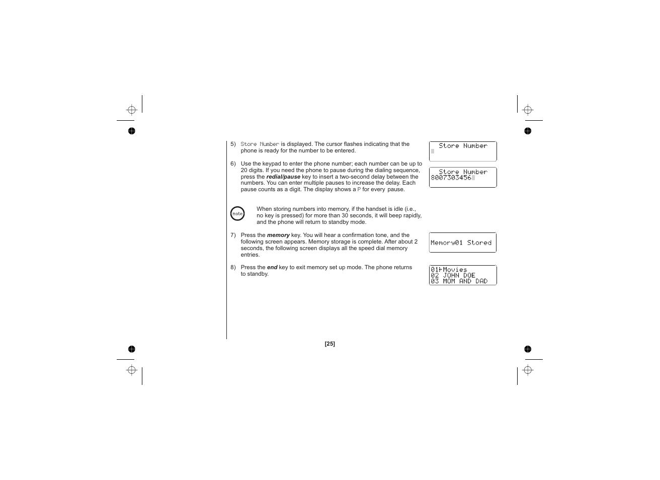 Uniden XS1215 +1 User Manual | Page 26 / 44