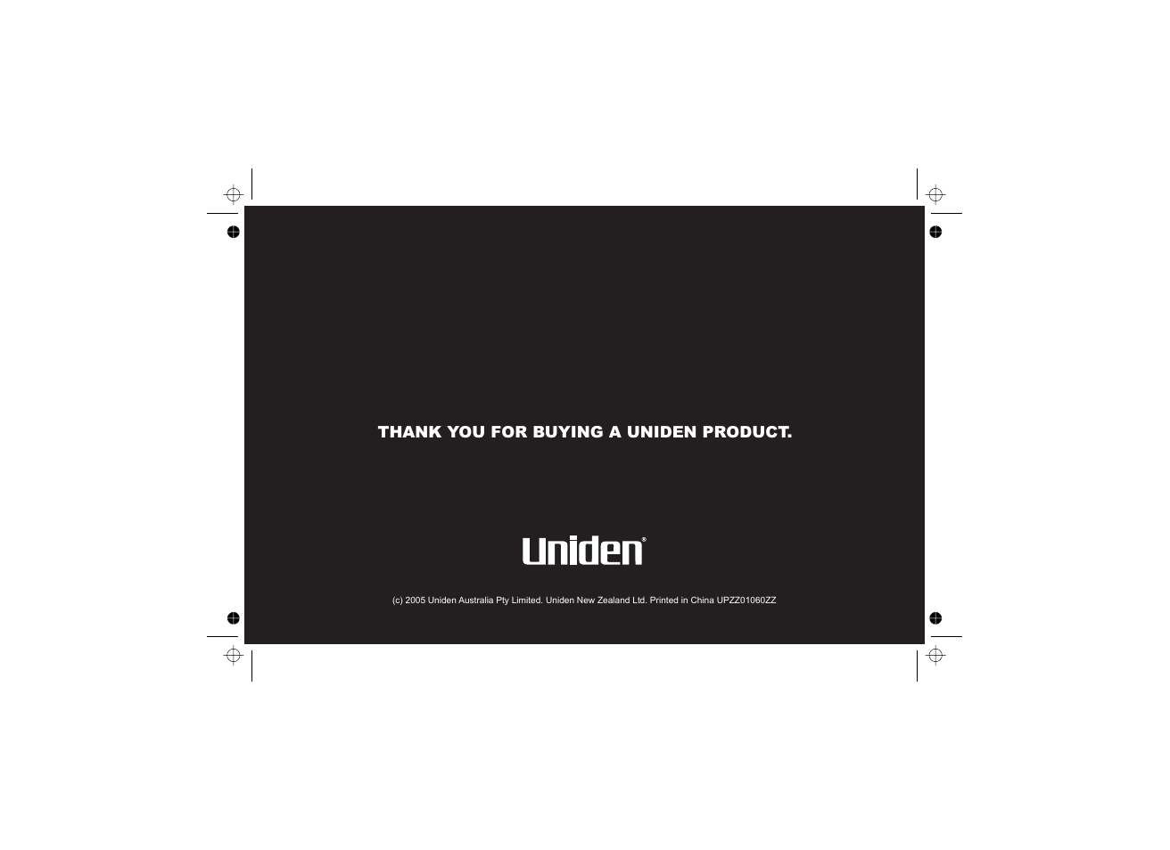 Uniden XS1215 +1 User Manual | Page 44 / 44