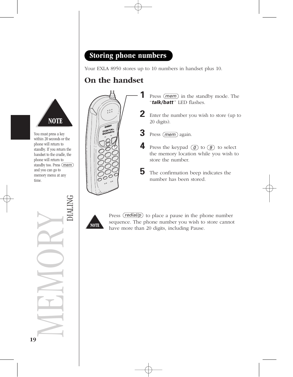 Uniden 8950 User Manual | Page 22 / 46