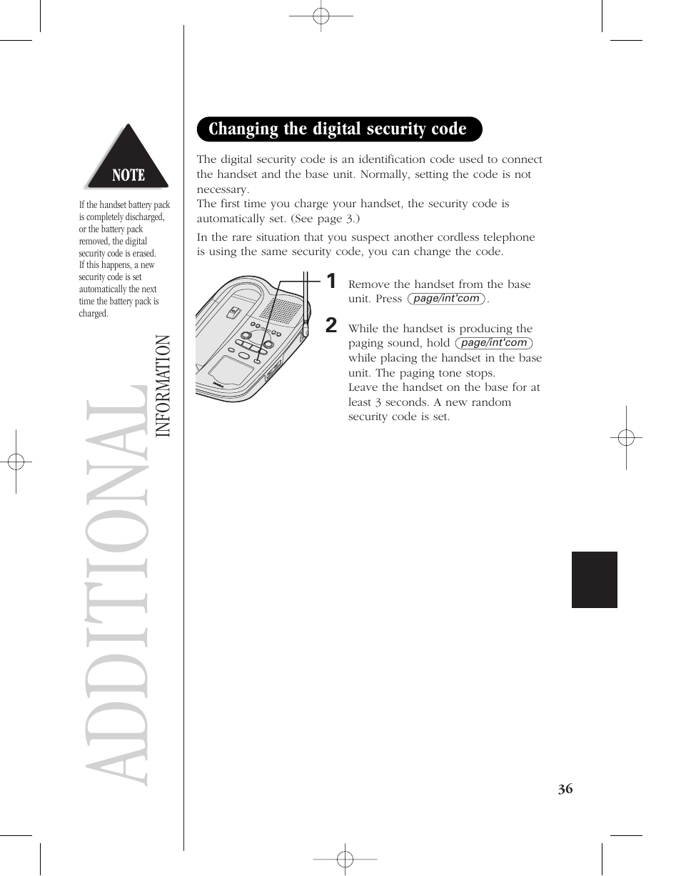 Additional | Uniden 8950 User Manual | Page 39 / 46