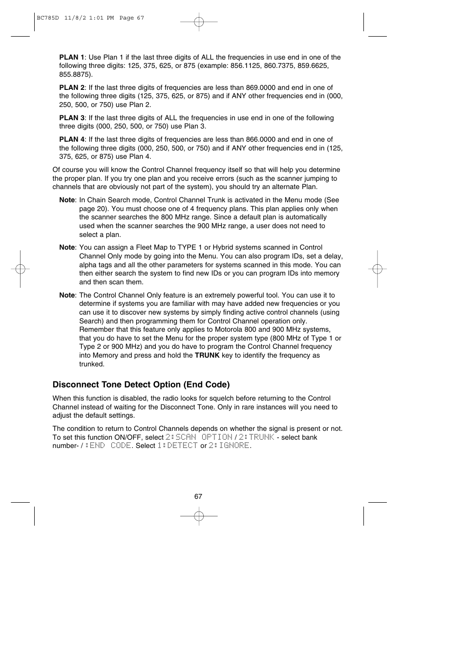 Uniden BC785D User Manual | Page 71 / 100