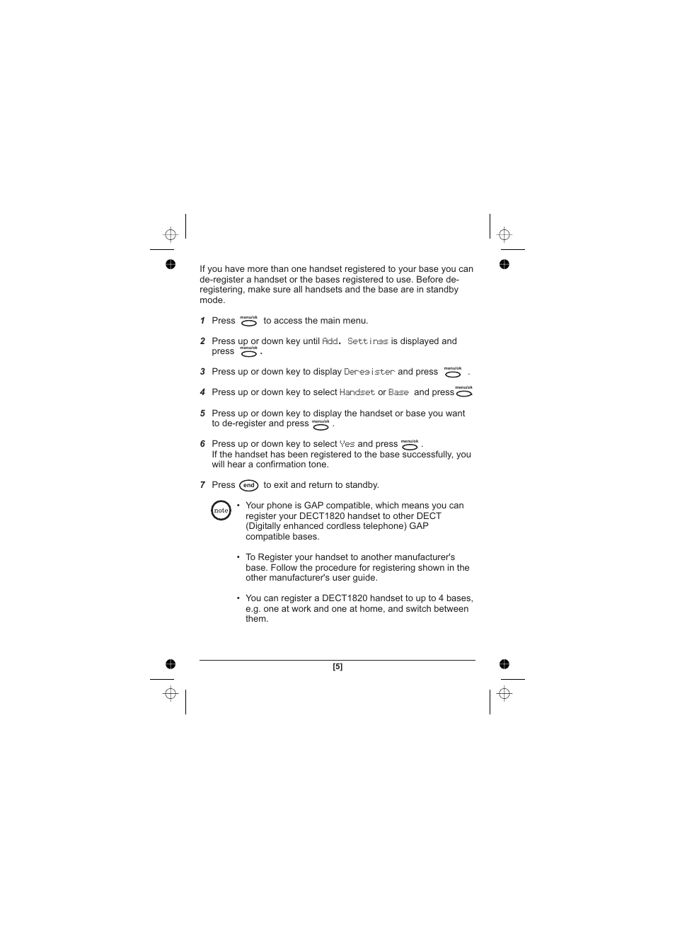 Uniden DECT1820 User Manual | Page 6 / 12