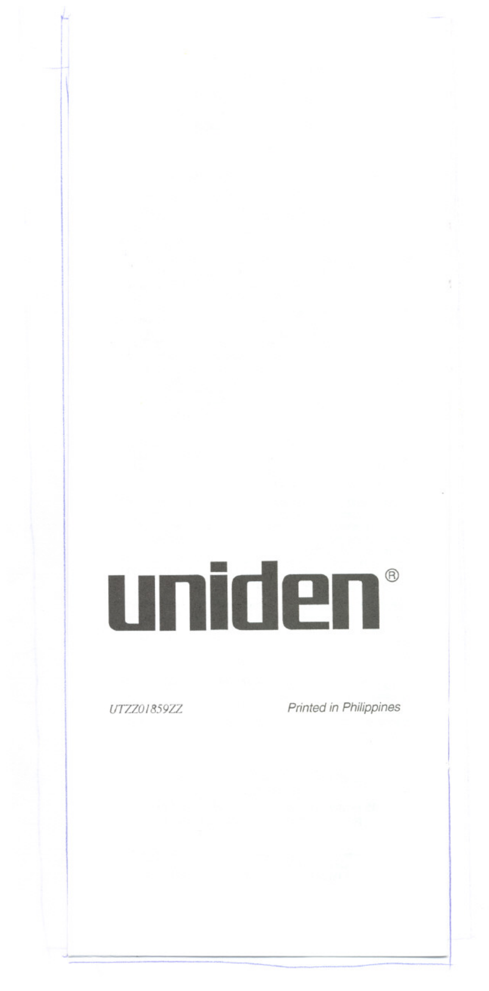 Uníden | Uniden UH-O53 User Manual | Page 16 / 16
