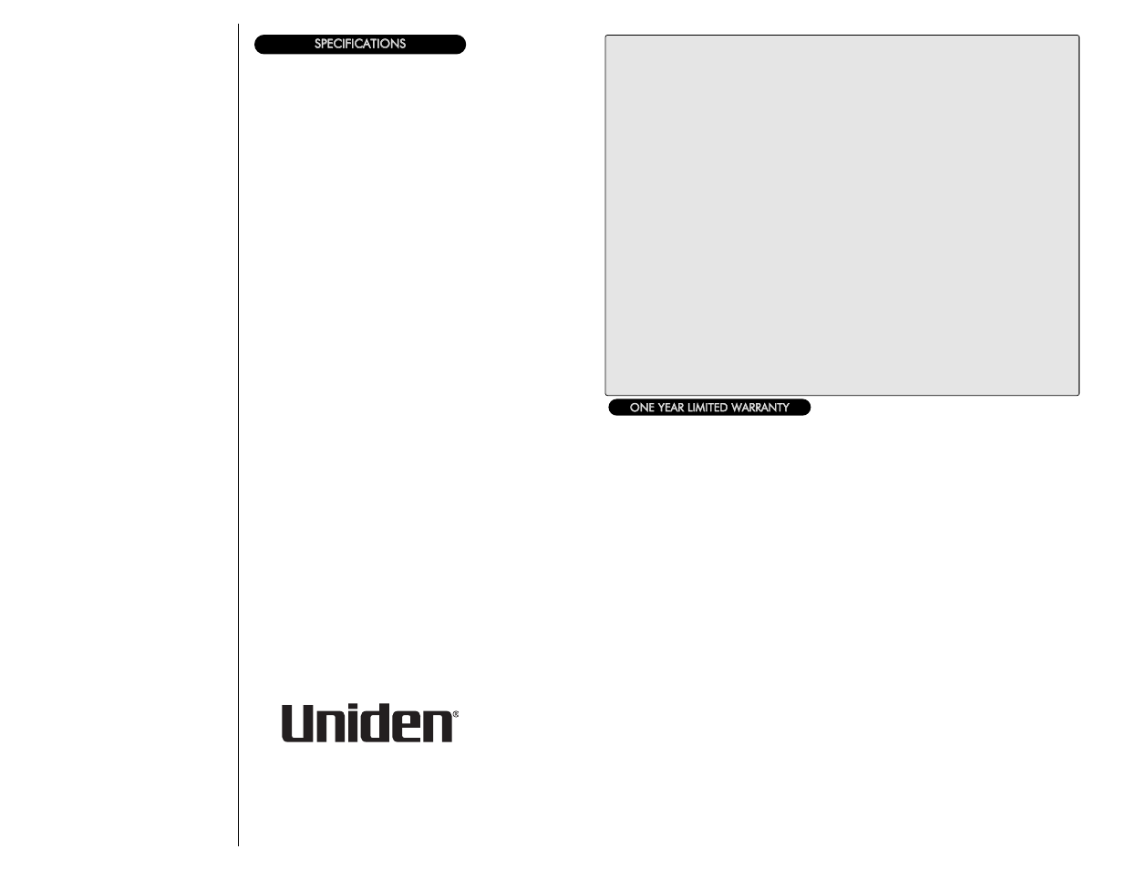 Uniden FRS420 User Manual | Page 2 / 2