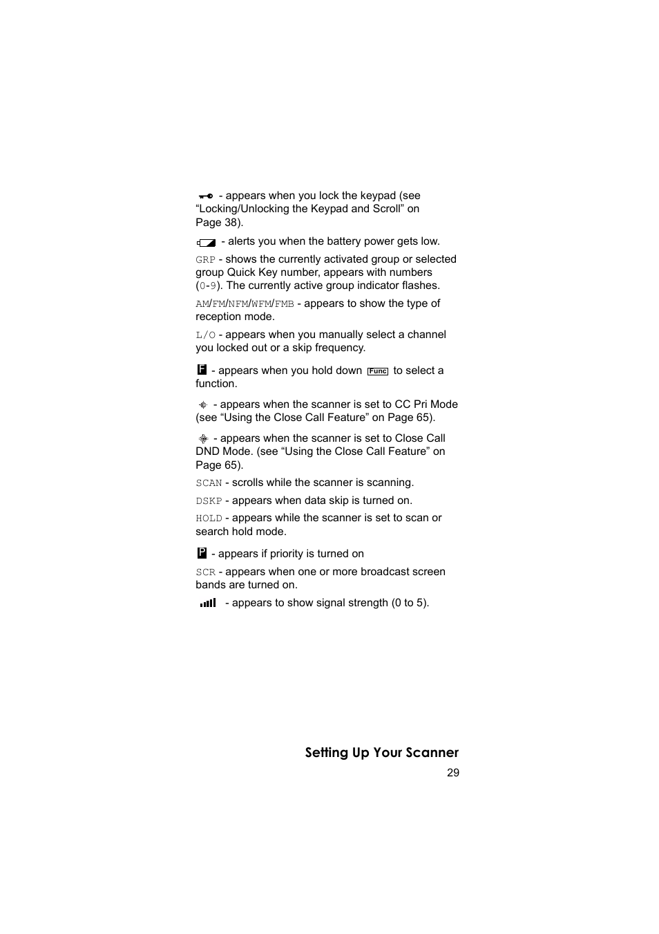 Setting up your scanner | Uniden BEARCAT UBC3500XLT User Manual | Page 29 / 94